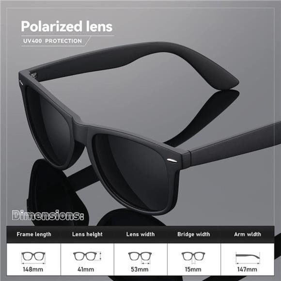 4 Pack Polarized Sunglasses Womens Men Fashion UV Blocking UV400 Protection - Picture 2 of 6